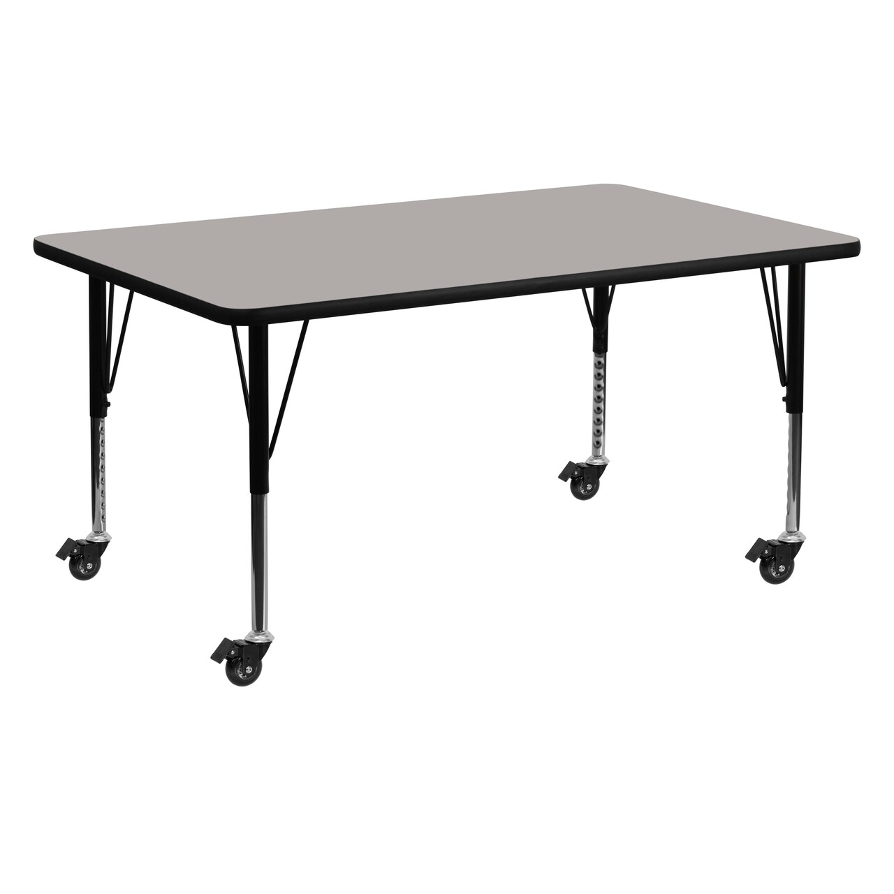 Emma and Oliver Mobile 24x60 Rectangle HP Laminate Preschool Activity Table